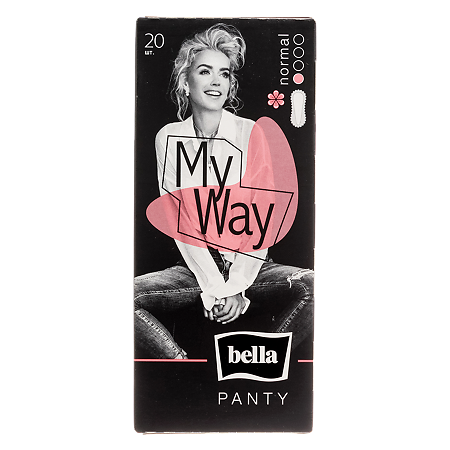 Bella Panty My Way Ультратонкие гигиенические ежедневные прокладки Aroma 20 шт