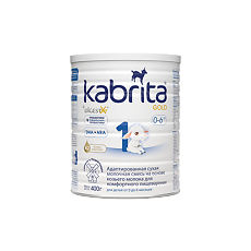 Купить Смесь молочная Kabrita 1 Gold на козьем молоке для комфортного пищеварения с 0 месяцев 400 г 1 шт цена