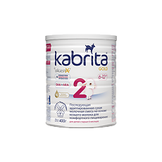Изображение товара Смесь молочная Kabrita 2 Gold на козьем молоке для комфортного пищеварения с 6 месяцев 400 г 1 шт