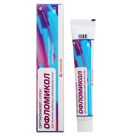 Изображение товара Крем Офломикол 2% 20 г противогрибковое средство для кожи