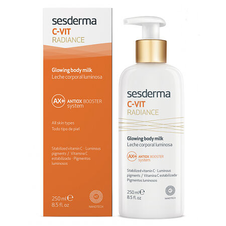 Изображение товара Sesderma C-VIT Radiance Glowing body milk Молочко для тела для сияния кожи 250 мл 1 шт