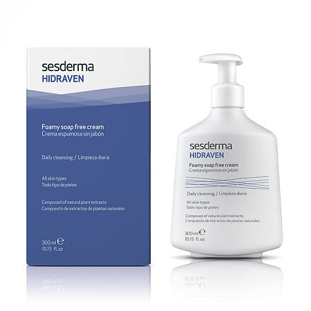 Изображение товара Sesderma Hidraven Foamy soap free cream Крем-пенка для умывания 300 мл 1 шт