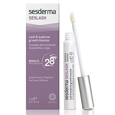 Купить Sesderma Seslash Lash & Eyebrow growth booster Сыворотка активатор роста ресниц и бровей 5 мл 1 шт цена