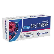 Купить Арепливир таблетки покрыт.плен.об. 200 мг 40 шт цена
