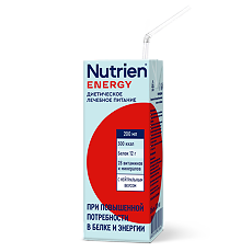 Купить Нутриэн Энергия лечебное (энтеральное) питание с нейтральным вкусом 200 мл 1 шт цена