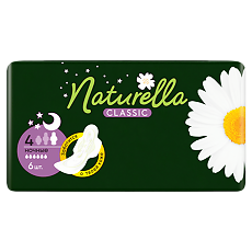 Изображение товара Naturella Прокладки Camomile Classic Night ночные с крылышками 6 шт
