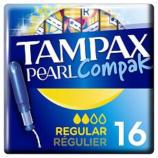 Купить Tampax Тампоны Compak Pearl Regular 16 шт цена