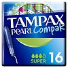 Tampax Тампоны Compak Pearl Super 16 шт