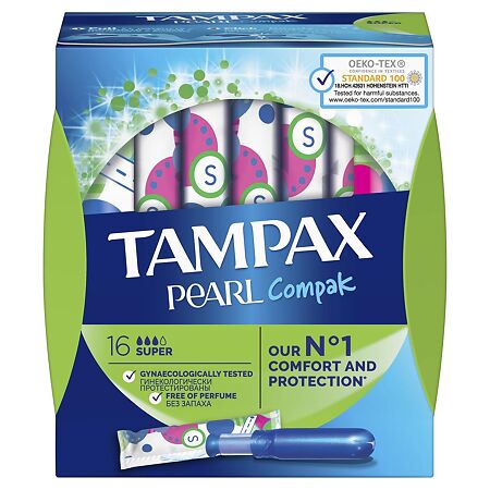 Tampax Тампоны Compak Pearl Super 16 шт