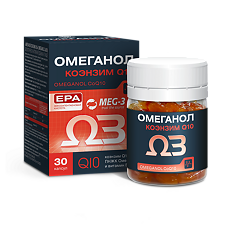 Купить Омеганол Коэнзим Q10 капсулы массой 0,6 г 30 шт цена