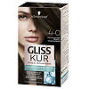Gliss Kur Уход & Увлажнение Краска для волос 4-0 Тёмно-каштановый 1 шт