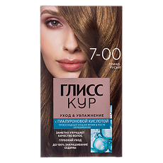 Купить Gliss Kur Уход & Увлажнение Краска для волос 7-00 Тёмно-русый 1 шт цена