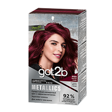Купить Got2B Metallics Краска для волос M68 Тёмный рубин 142,5 мл 1 шт цена