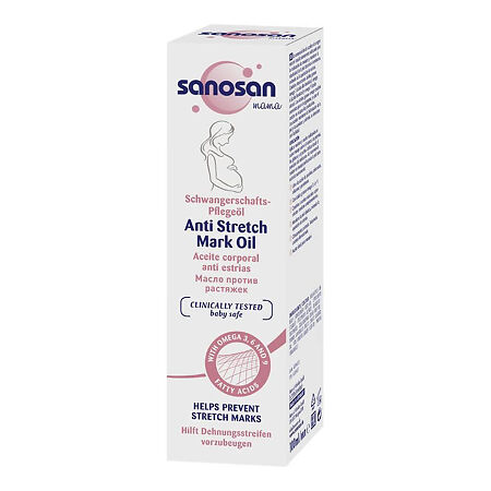 Изображение товара Масло против растяжек Sanosan Mama для беременных 100 мл