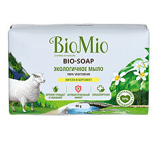 Купить БиоМио (BioMio) Bio-Soap Экологичное туалетное мыло Литсея и бергамот 90 г 1 шт цена