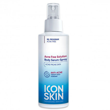 Icon Skin Сыворотка-спрей для проблемной кожи тела нормализующая с кислотами 100 мл 1 шт