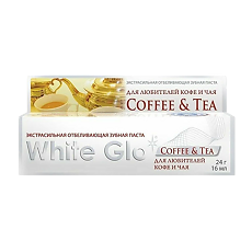 Купить White Glo Зубная паста отбеливающая для любителей  кофе и чая 100 г 1 шт цена
