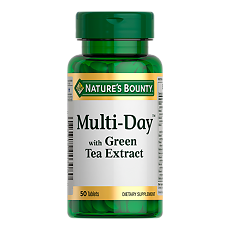 Купить Nature's Bounty Мультидэй с экстрактом зеленого чая таблетки массой 1679 мг 50 шт цена