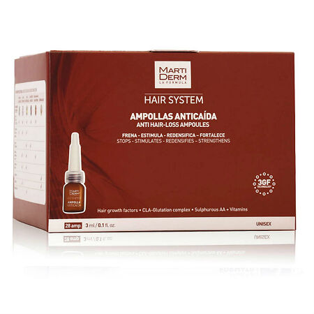 MartiDerm Hair System Средство против выпадения волос ампулы 3 мл 28 шт