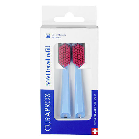 Изображение товара Curaprox Be You Сменные зубные щетки для дорожного набора СS 5460 2 шт