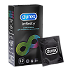 Презервативы Durex Infinity гладкие с анестетиком 12 шт