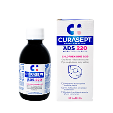 Купить Curasept ADS 220 Mouthwash Ополаскиватель хлоргексидин диглюконат 0,20% 200 мл 1 шт цена