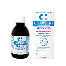 Купить Curasept ADS 205 Mouthwash Ополаскиватель хлоргексидин диглюконат 0,05% 200 мл 1 шт цена