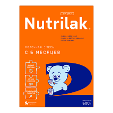 Купить Nutrilak 2 Смесь сухая молочная адаптированная 6-12 мес. 600 г 1 шт цена