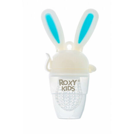 ROXY-KIDS Ниблер для прикорма Bunny Twist цвет голубой 1 шт