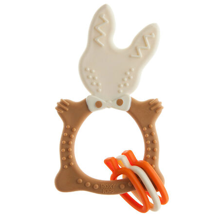 ROXY-KIDS Прорезыватель универсальный Bunny цвет шоколадный, 1 шт