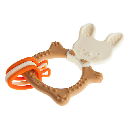 ROXY-KIDS Прорезыватель универсальный Bunny цвет шоколадный, 1 шт