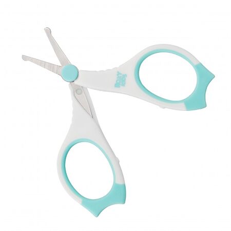 ROXY-KIDS Маникюрные ножницы для новорожденных с прорезиненными ручками 1 шт