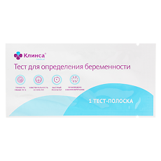 Купить Тест для определения беременности Клинса 1 шт цена