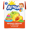 Агуша Сок детский Яблоко-Персик с мякотью с 5 мес 200 мл 1 шт