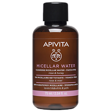 Купить Apivita Мицеллярная вода для лица и глаз Rose & Honey 75 мл 1 шт цена
