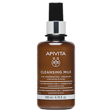Купить Apivita Молочко для лица и глаз 3 в 1 Cleansing Milk For Face & Eyes очищающее 200 мл 1 шт цена