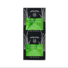 Купить Apivita Express Beauty Маска для лица Aloe саше 8 мл 2 шт цена