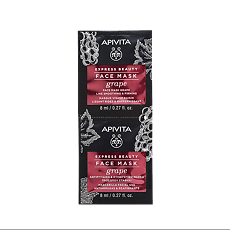 Купить Apivita Express Beauty Маска для лица Grape саше 8 мл 2 шт цена