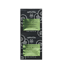 Купить Apivita Express Beauty Маска для лица Cucumber Огурец саше 8 мл 2 шт цена