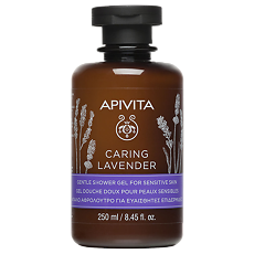 Купить Apivita Caring Lavender Гель для душа Лавандовый уход 250 мл 1 шт цена