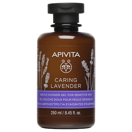 Apivita Caring Lavender Гель для душа Лавандовый уход 250 мл 1 шт