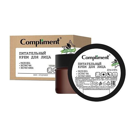 Изображение товара Compliment Eco Best Крем для лица питательный 50 мл 1 шт