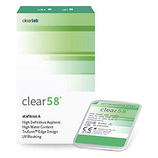 Купить Контактные линзы Clear 58  R8.3 на месяц -8,50 6 шт цена
