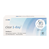 Контактные линзы Clear 1-Day r8.7 -1,25 30 шт.