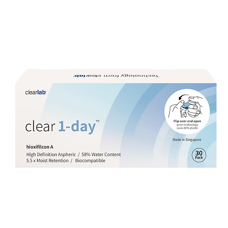 Контактные линзы Clear 1-Day r8.7 -4,50 30 шт.