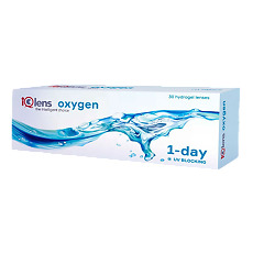 Купить Контактные линзы IQlens Oxygen R8.7 однодневные +0,50 30 шт. цена