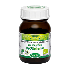 Купить Sanatur БиоСпирулина таблетки массой 400 мг 80 шт цена