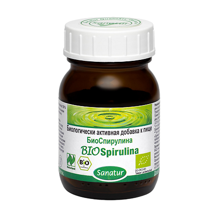 Sanatur БиоСпирулина таблетки массой 400 мг 80 шт