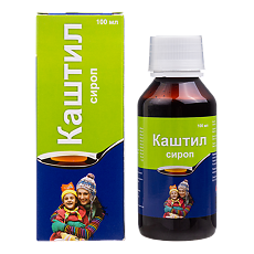 Купить Каштил / Kashtil растительный сироп флакон 100 мл цена