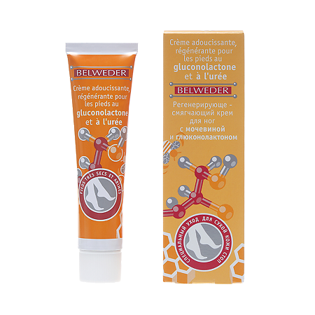 Изображение товара Belweder Регенерирующе-смягчающий крем для ног с мочевиной и глюконолактоном 40 мл 1 шт